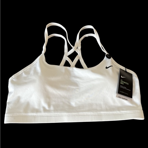 Nike Other - Nike Women's Light Support Sports Bra, NWT, Size-XL, Color-White